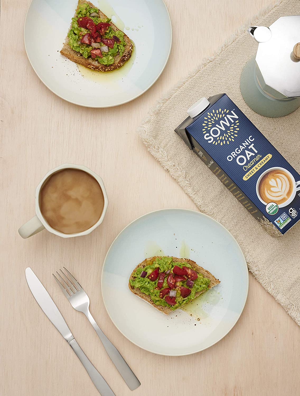 SOWN Organic Oat Creamer Unsweetened – Barista Oat Milk Non Dairy Coffee Creamer – Plant Based, Dairy-Free, Vegan, 0g Added Sugar, Gluten-Free, Non-GMO, Shelf Stable – 32oz (Pack of 6) - Image 26