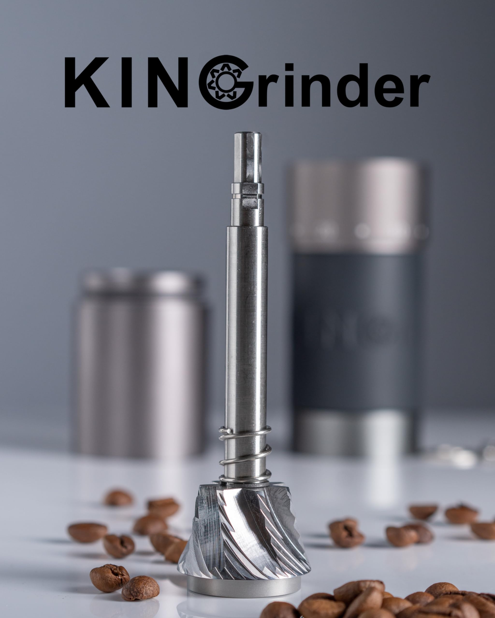 KINGrinder K6 Manual Hand Coffee Grinder with Straight Handle - Image 12