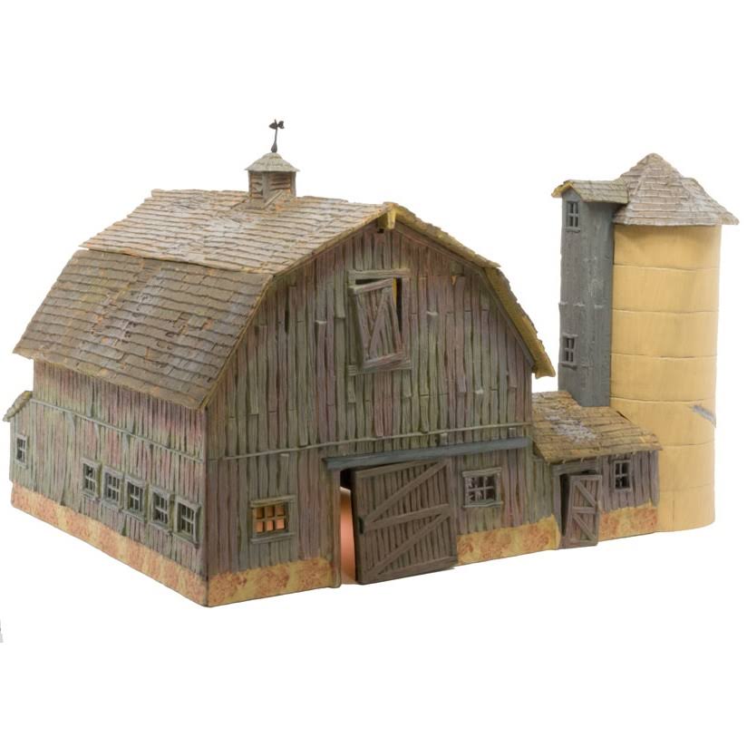 Woodland Scenics HO Old Weathered Barn Built u0026 Ready BR5038 - Image 3