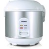 Oyama 5-Cup All Stainless-Steel Rice Cooker/Steamer/Warmer, White