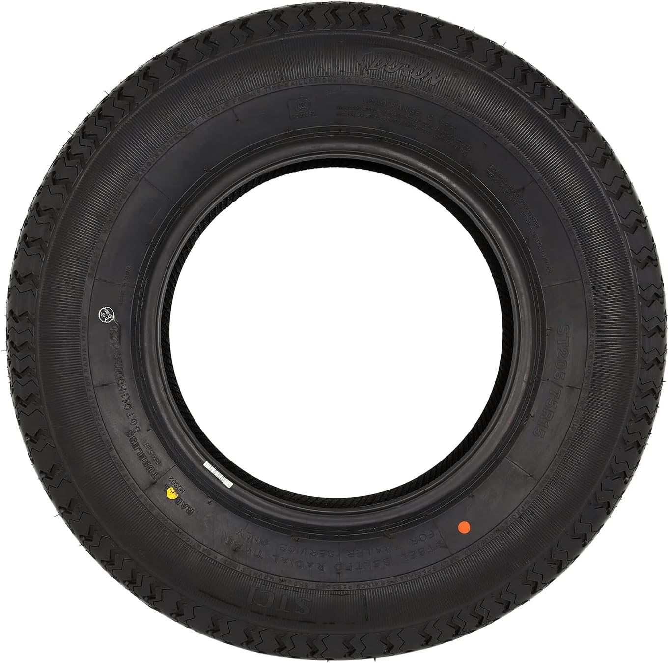 WEIZE ST205 75R15 205 75 r15 Radial Trailer Tire, 8-Ply Load Range D, Set Of 2 - Image 4
