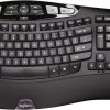 Logitech K350 Wireless Wave Ergonomic Keyboard with Unifying Wireless Technology – Black